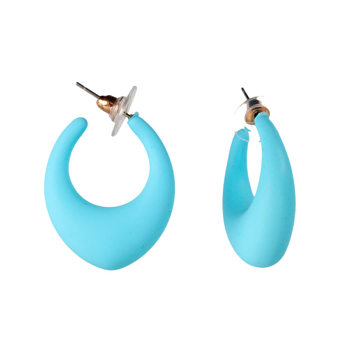 Plastic tires earrings 2.6cm