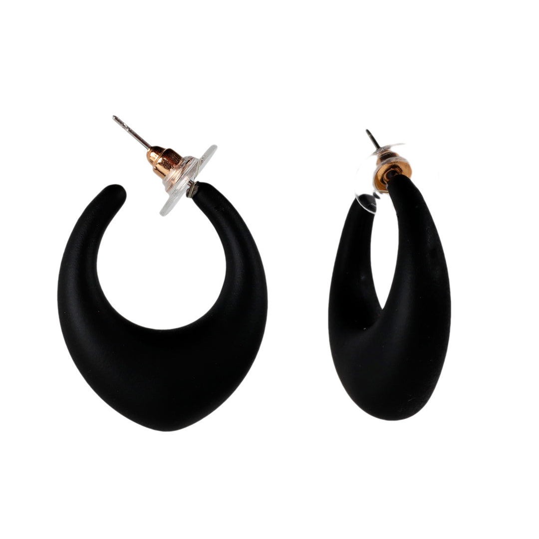 Plastic tires earrings 2.6cm