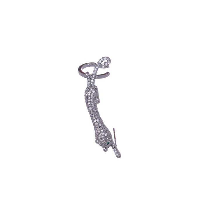 Leopardi zirkonia rustokoru ear cuff 1kpl