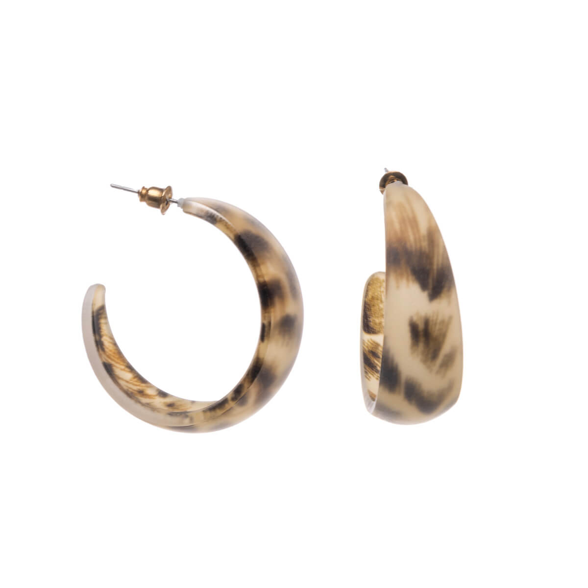 Plastic animal earrings 3cm