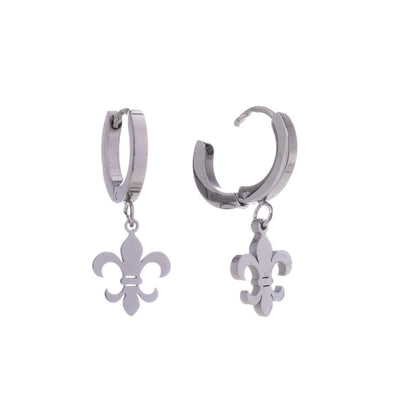 Pendant earring earrings (steel 316L)