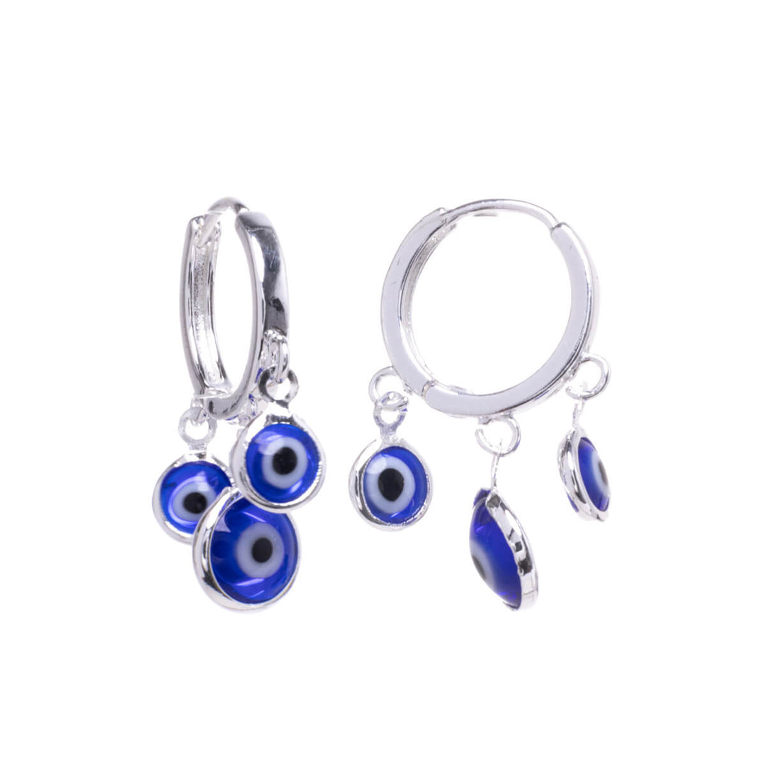 Evil eye earrings earrings with pendant