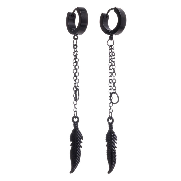 Fob pendant earrings earrings (Steel 316L)