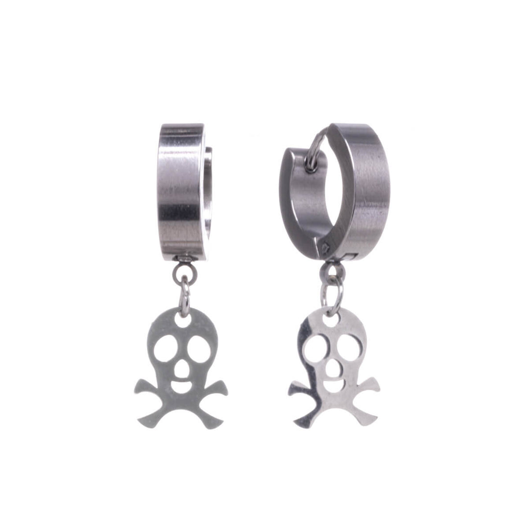 Skull pendant earrings (Steel 316L)