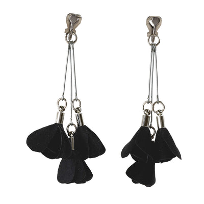 Hanging knobs clip-on earrings (steel 316L)