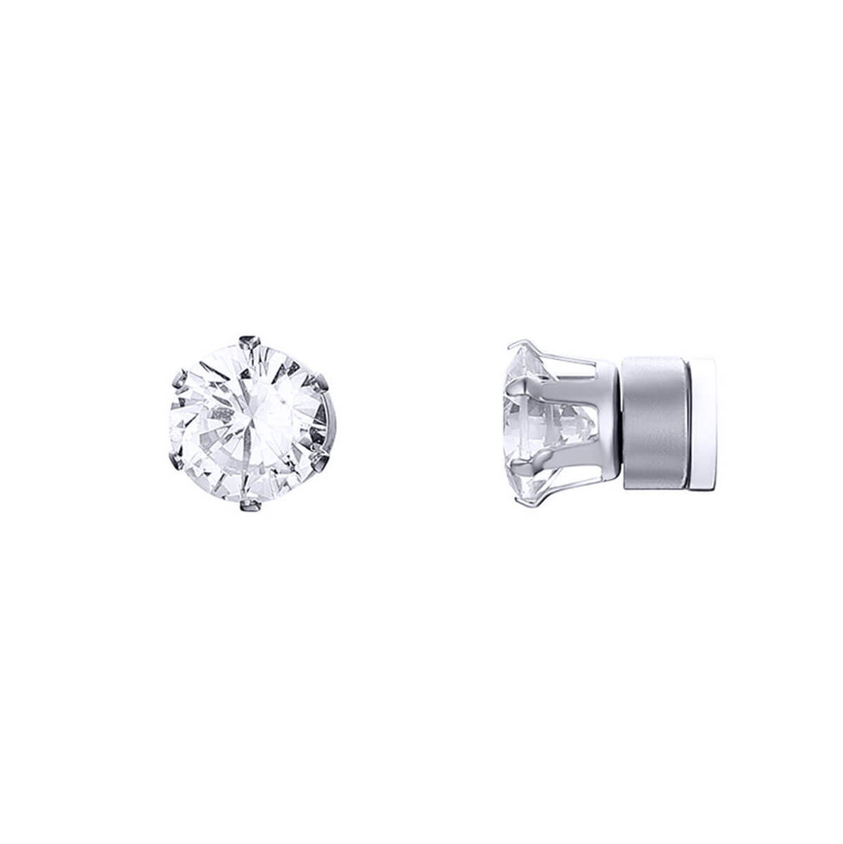 Zirconia magnet earrings 5mm