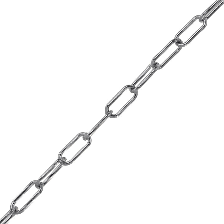 Cable chain necklace (steel) 42cm +5cm