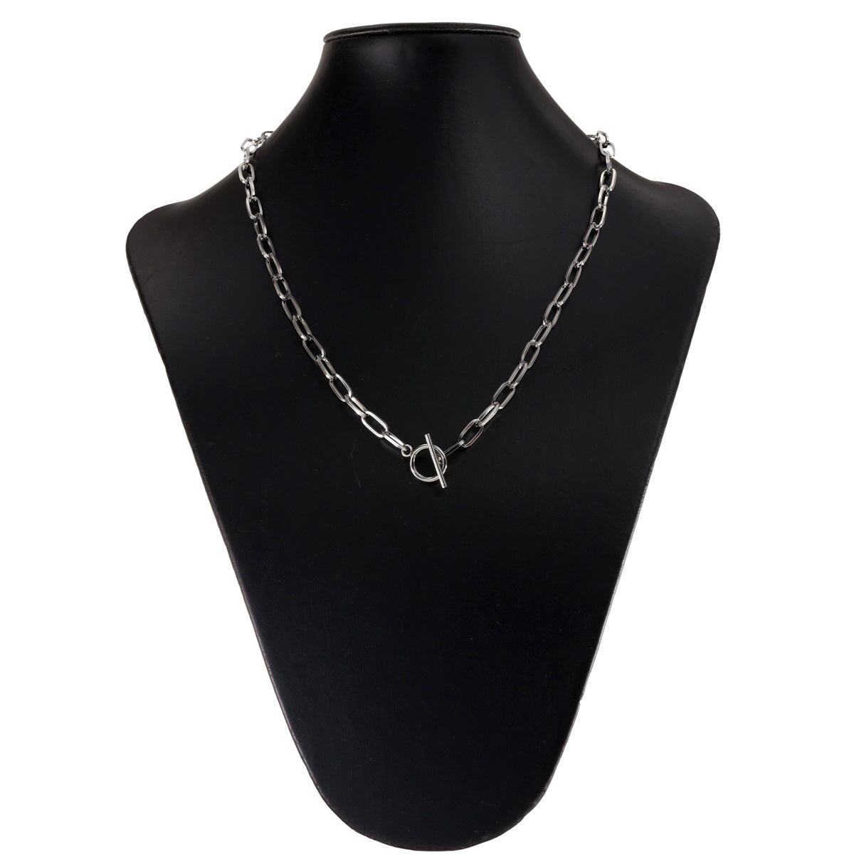 Cable chain necklace (steel) 51cm