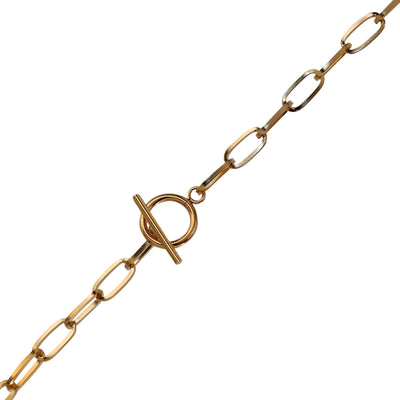Cable chain necklace (steel) 51cm