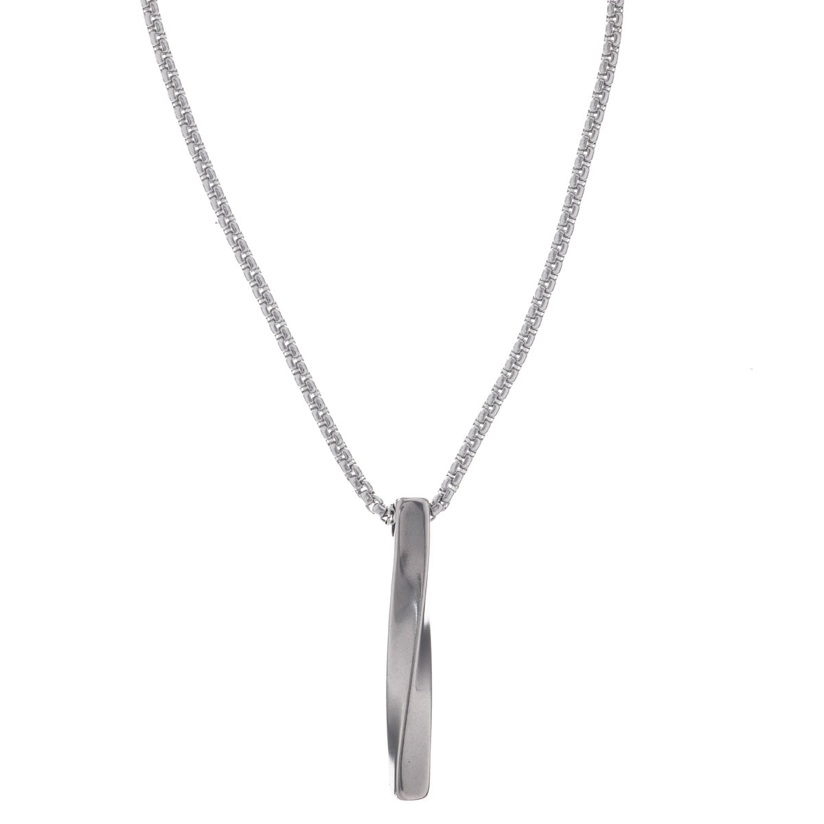 Steel pendant necklace 61cm (steel 316L)
