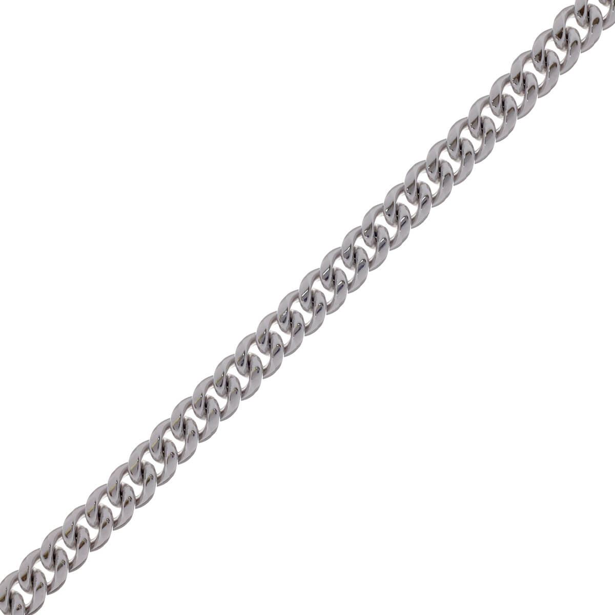 Dense armoured chain steel necklace 55cm