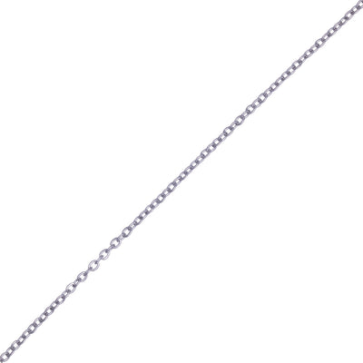 Thin steel necklace 45cm +5cm (Steel 316L)