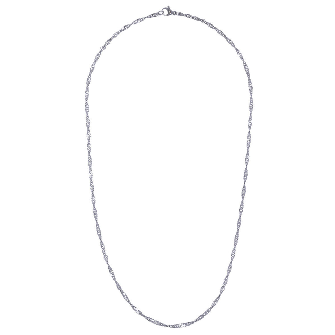 Singapore necklace 2,2mm 50cm (Steel 316L)