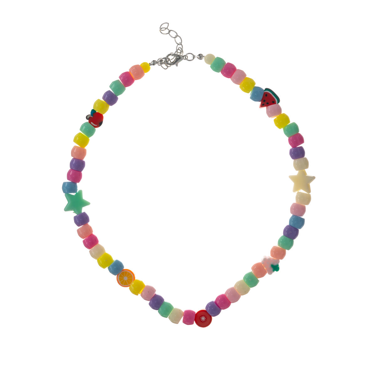 Colored beads necklace