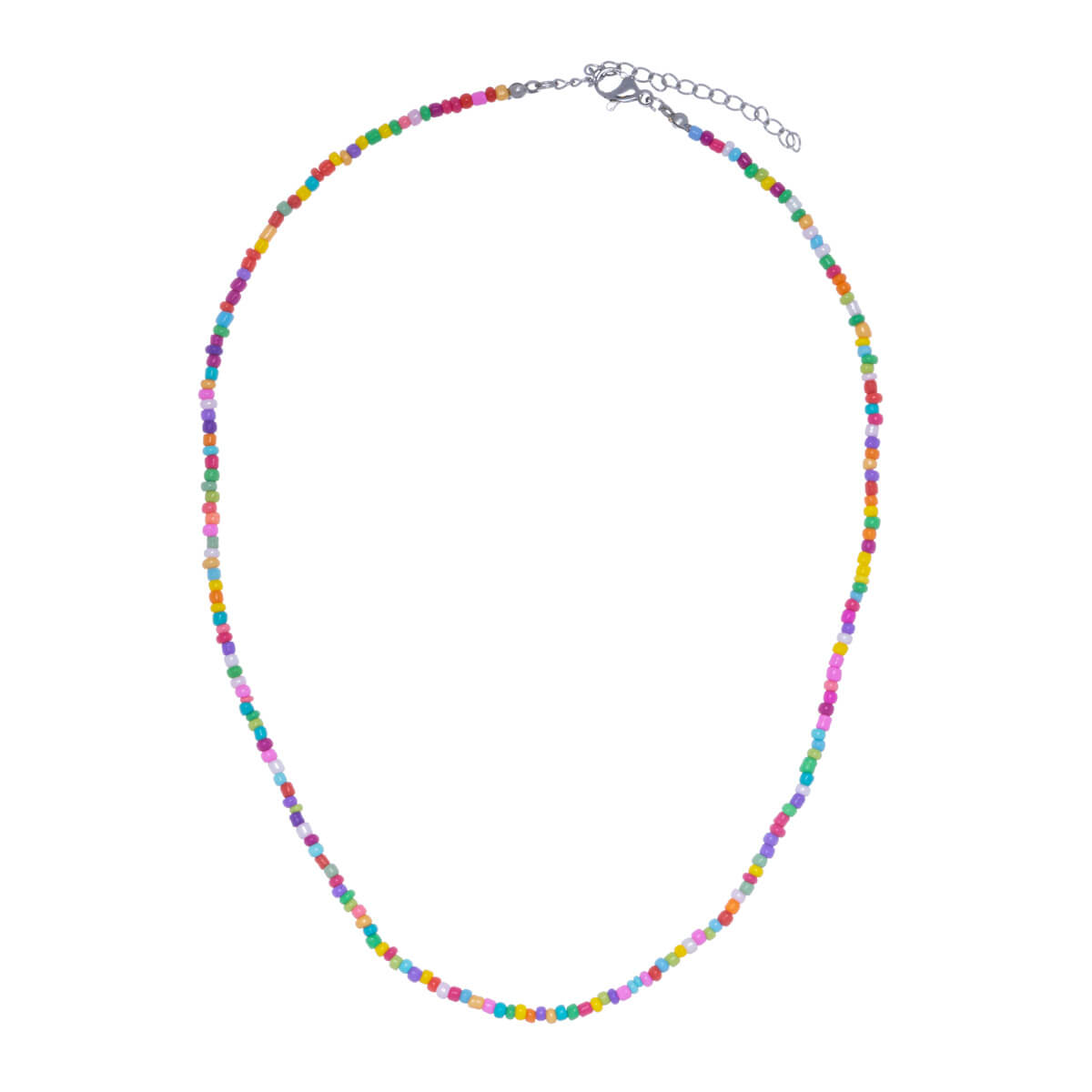 Multicolored neckline necklace 38cm +5cm