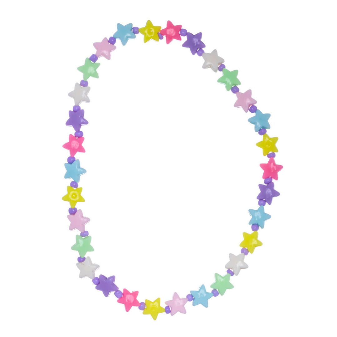 Children's elastic star necklace 38cm