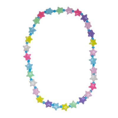 Children's elastic star necklace 38cm