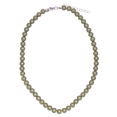 Pearl necklace necklace with beads 8mm 43cm
