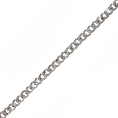 Steel armoured chain necklace 60cm