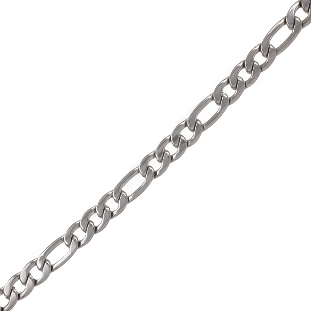 Steel armoured chain necklace 70cm