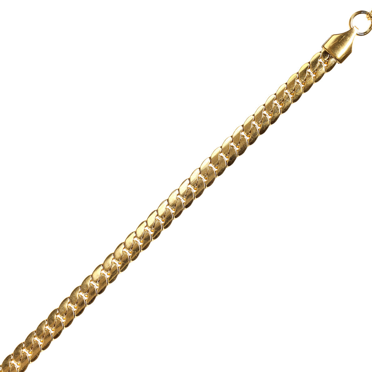 Flat steel necklace 60cm
