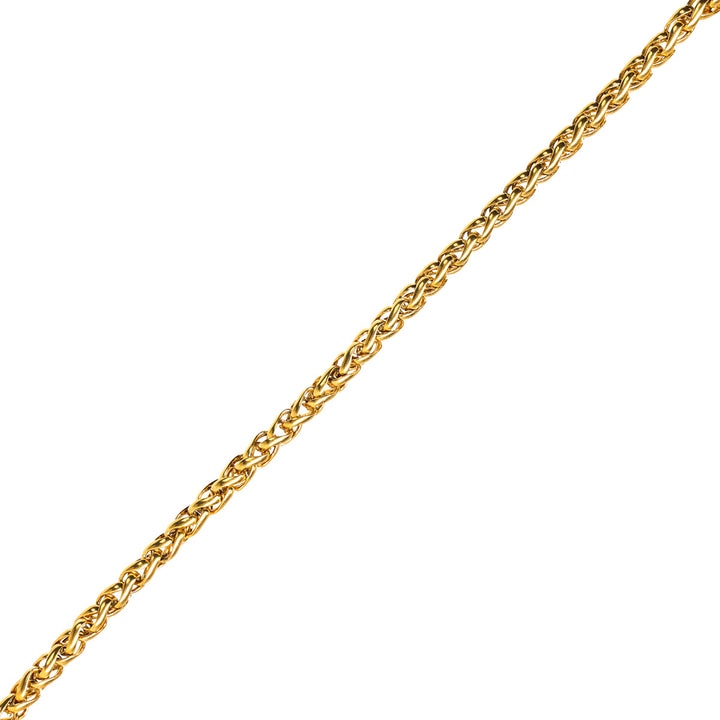 Round steel necklace chain 3mm 55cm (Steel 316L)