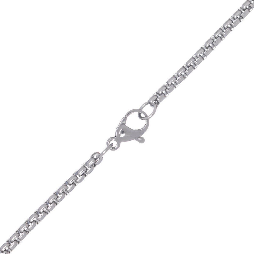 Thin steel necklace 3mm 60cm