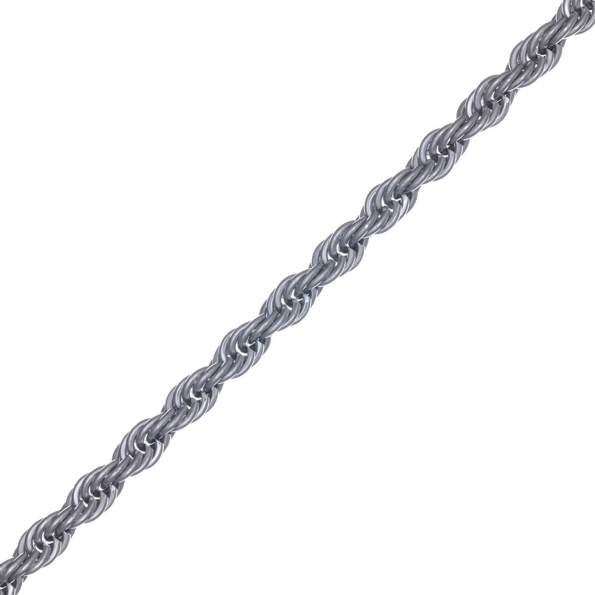 Rope chain steel cordeliaketju necklace 7mm 55cm