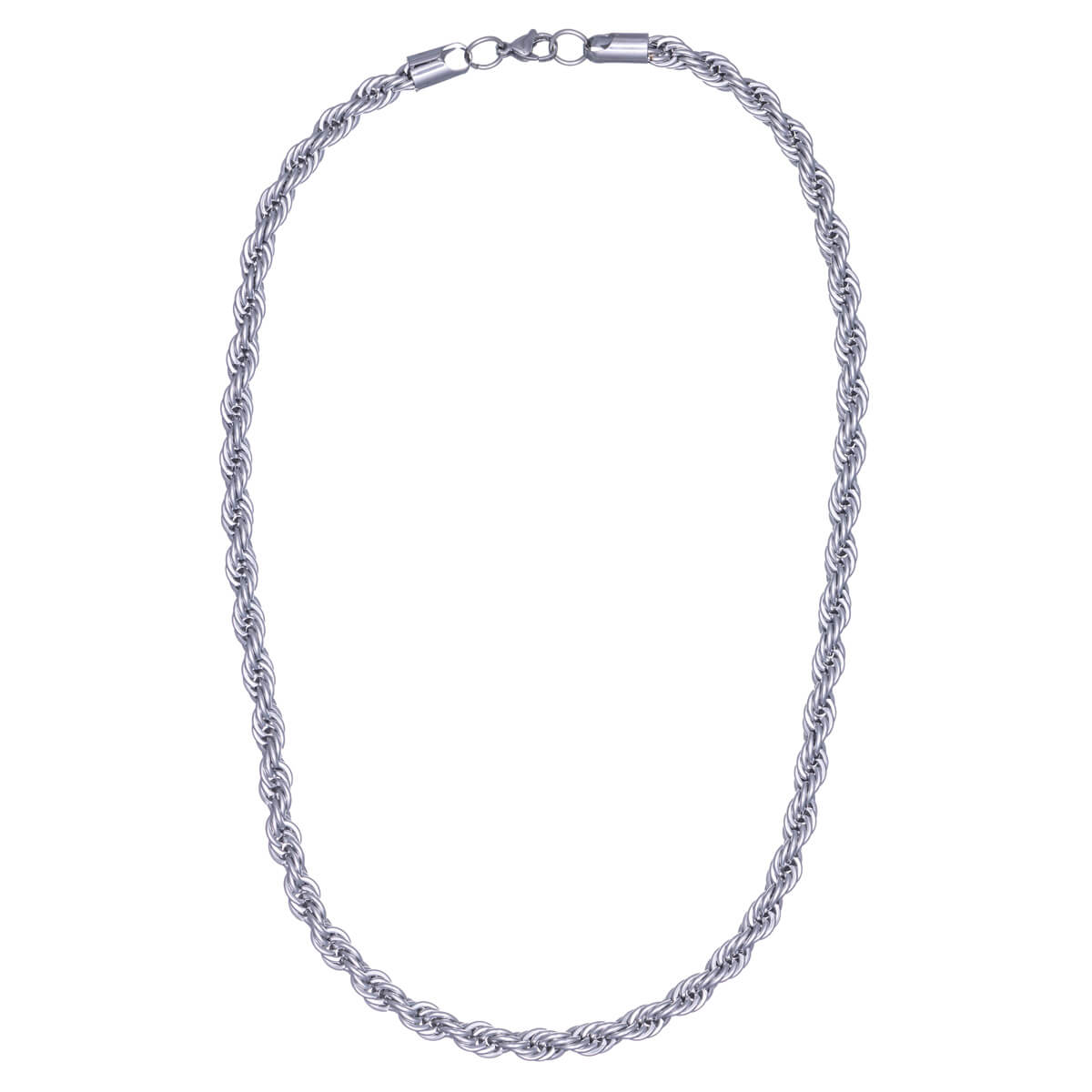 Rope chain steel cordeliaketju necklace 7mm 55cm