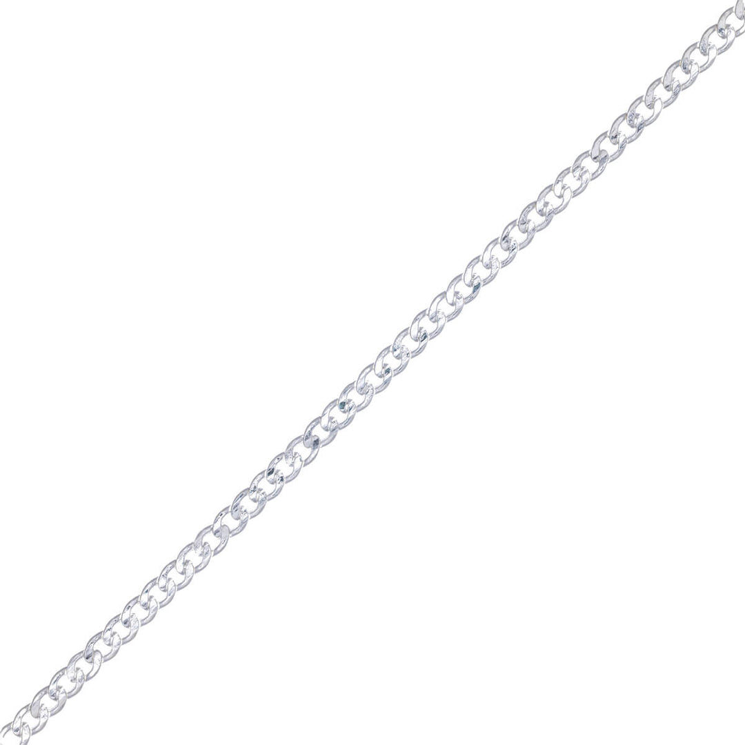 Flat armour chain narrow neck chain 4mm 60cm