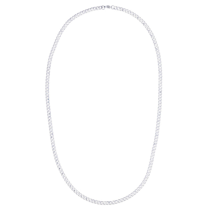 Flat armour chain narrow neck chain 4mm 60cm