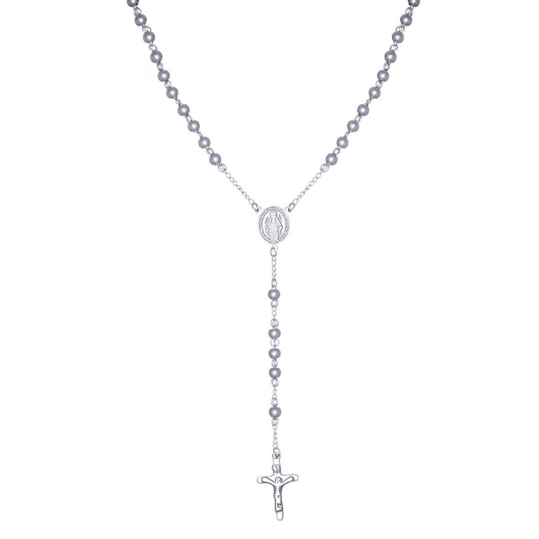 Steel rosary 68cm (Steel 316L)