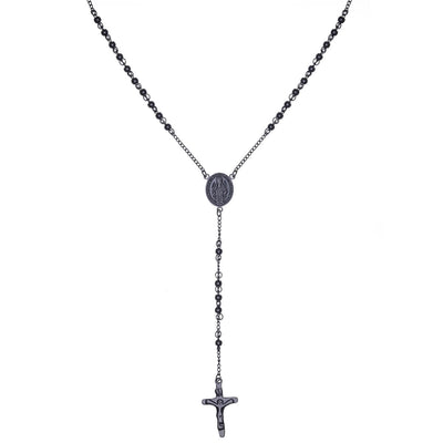 Steel rosary 68cm (Steel 316L)