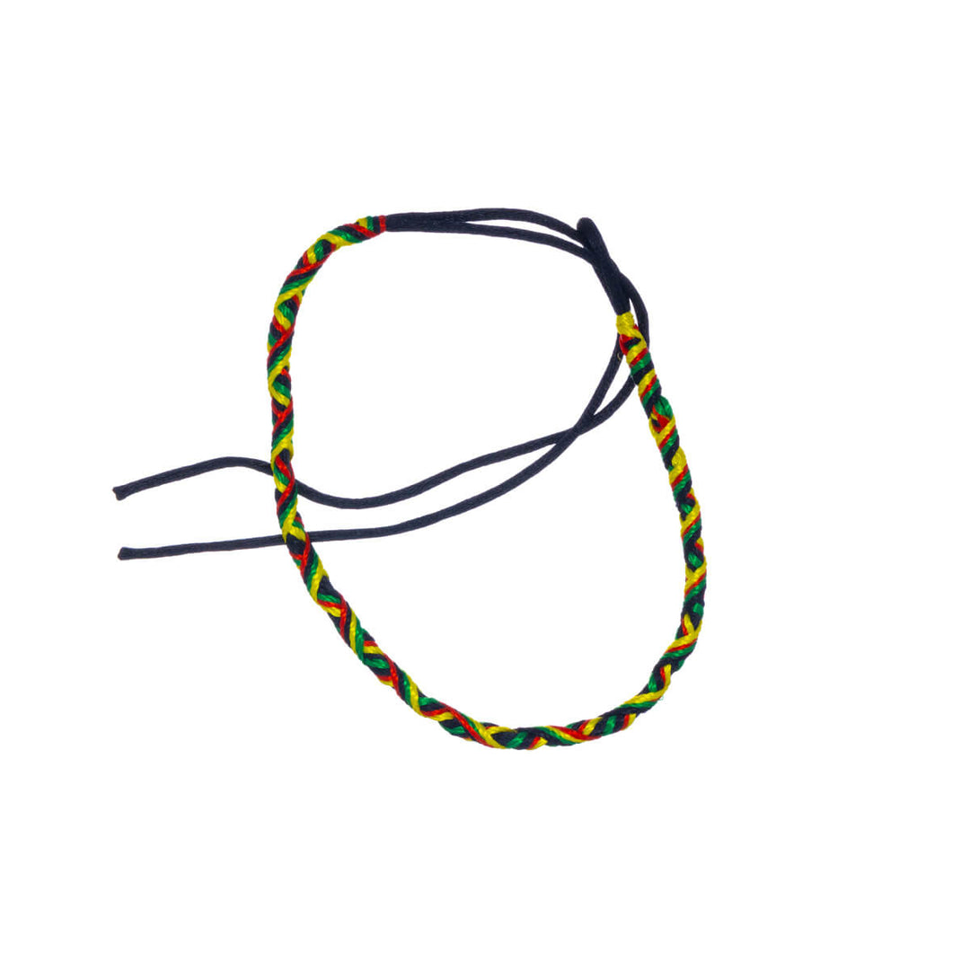 Knot bracelets Rasta 3pcs