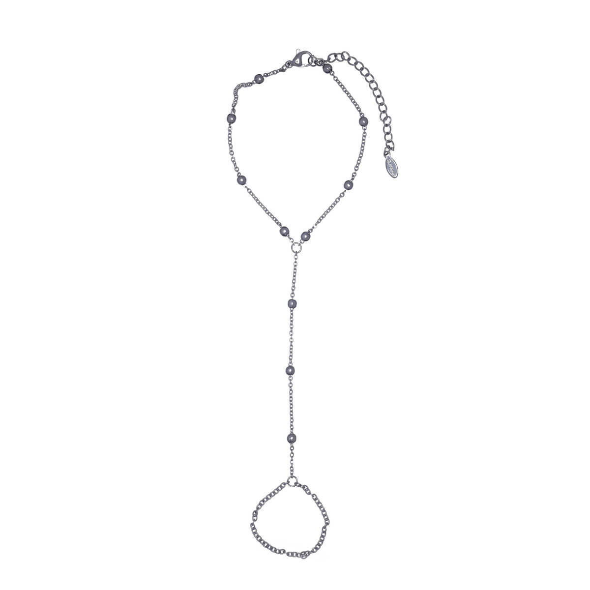 Beaded hand-ring chain (steel 316L)