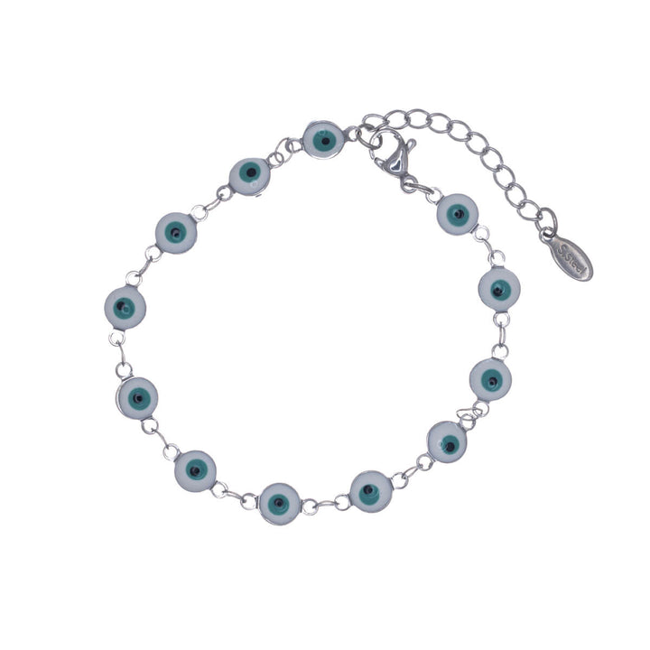 Steel evil eye bracelet (steel 316L)