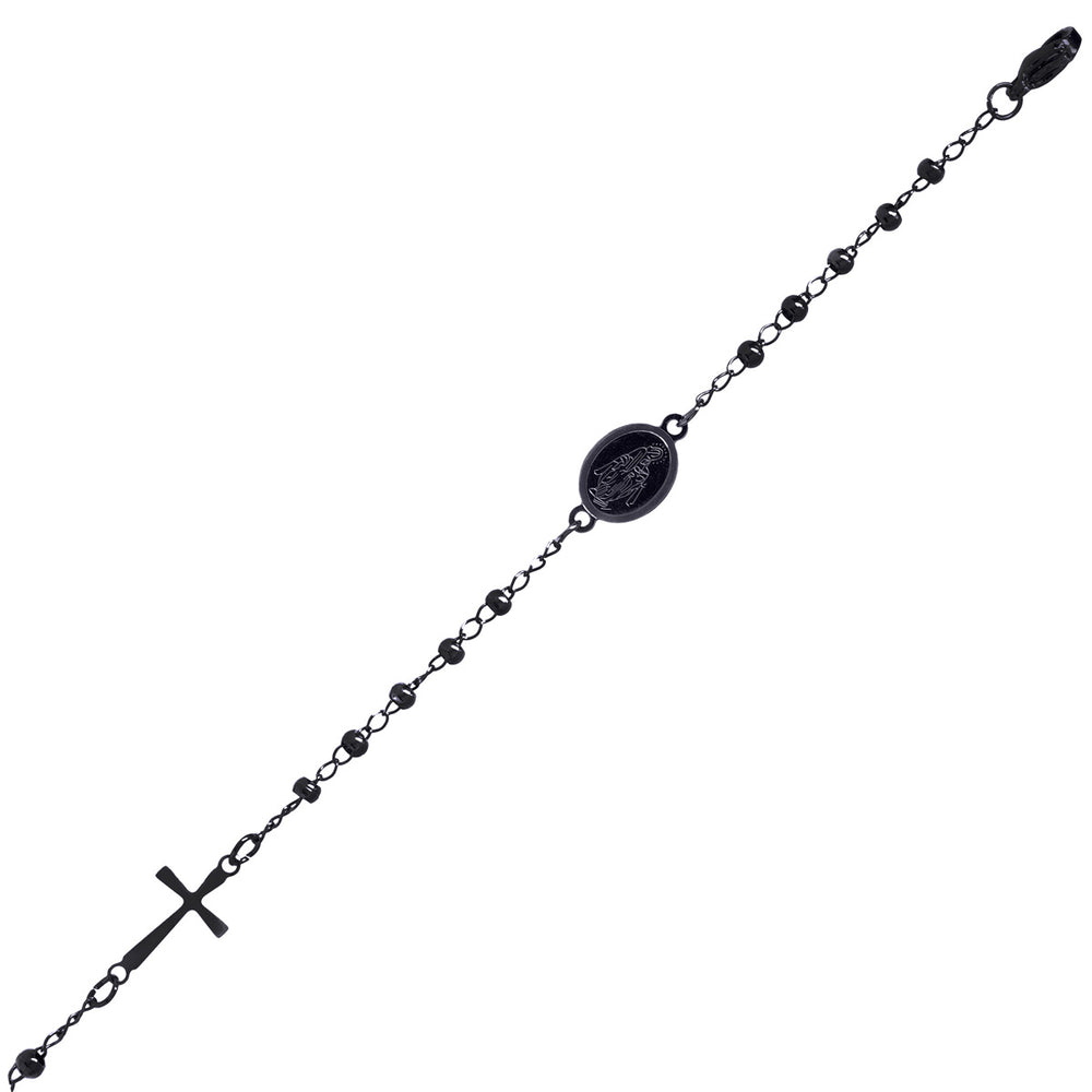 3mm Steel Prayer Bead Bracelet - Ninja.fi