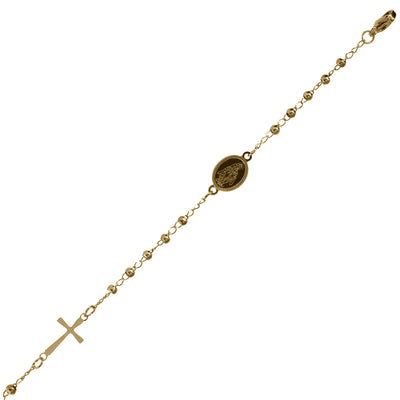 Steel rosary bracelet 3mm