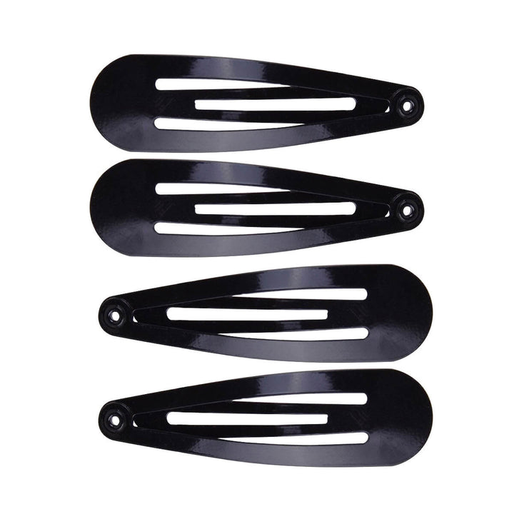 Monochrome hair clip clik clak 4pcs