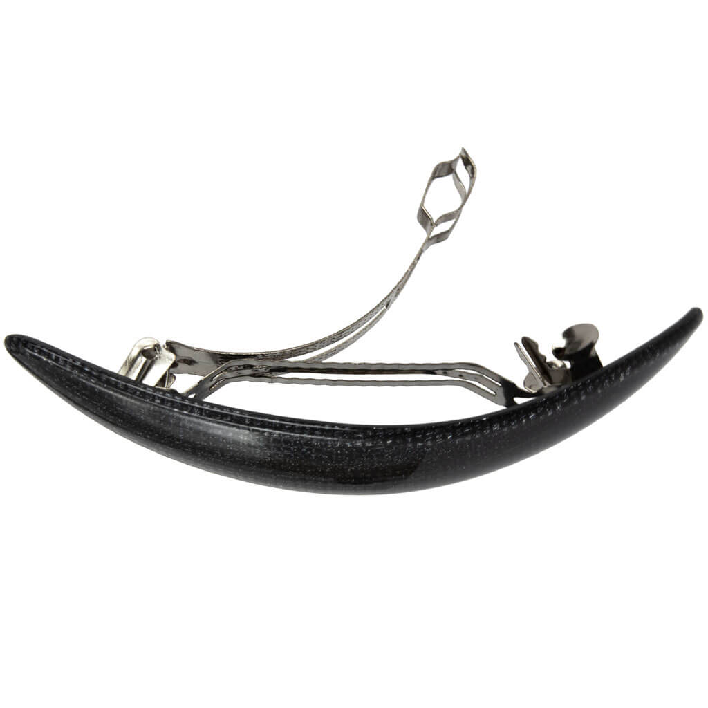 Sparkling oval hair clip