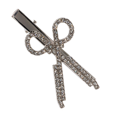 Rhinestone scissors hair clip 1pcs