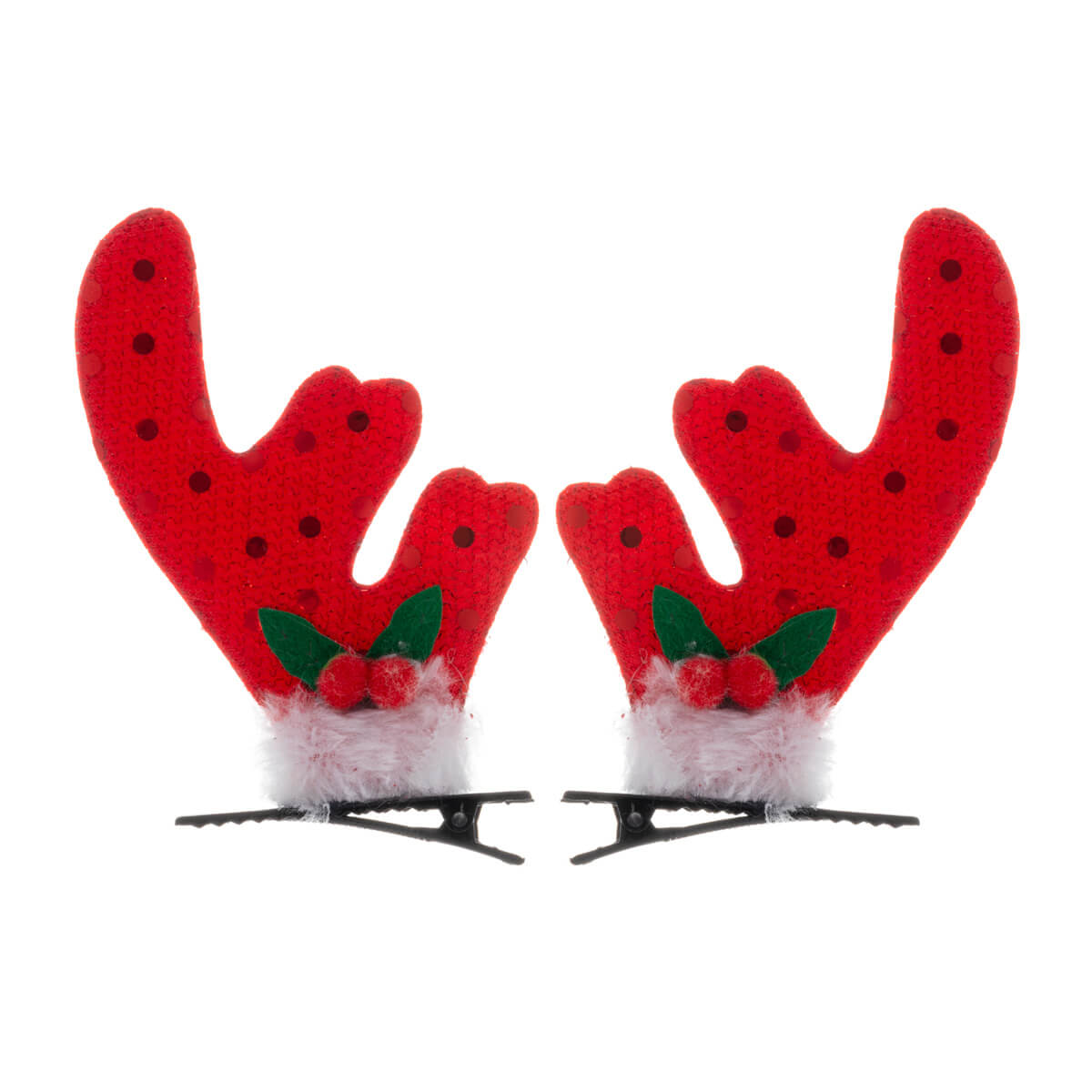 Reindeer horn hair clip Christmas hair clip 2pcs