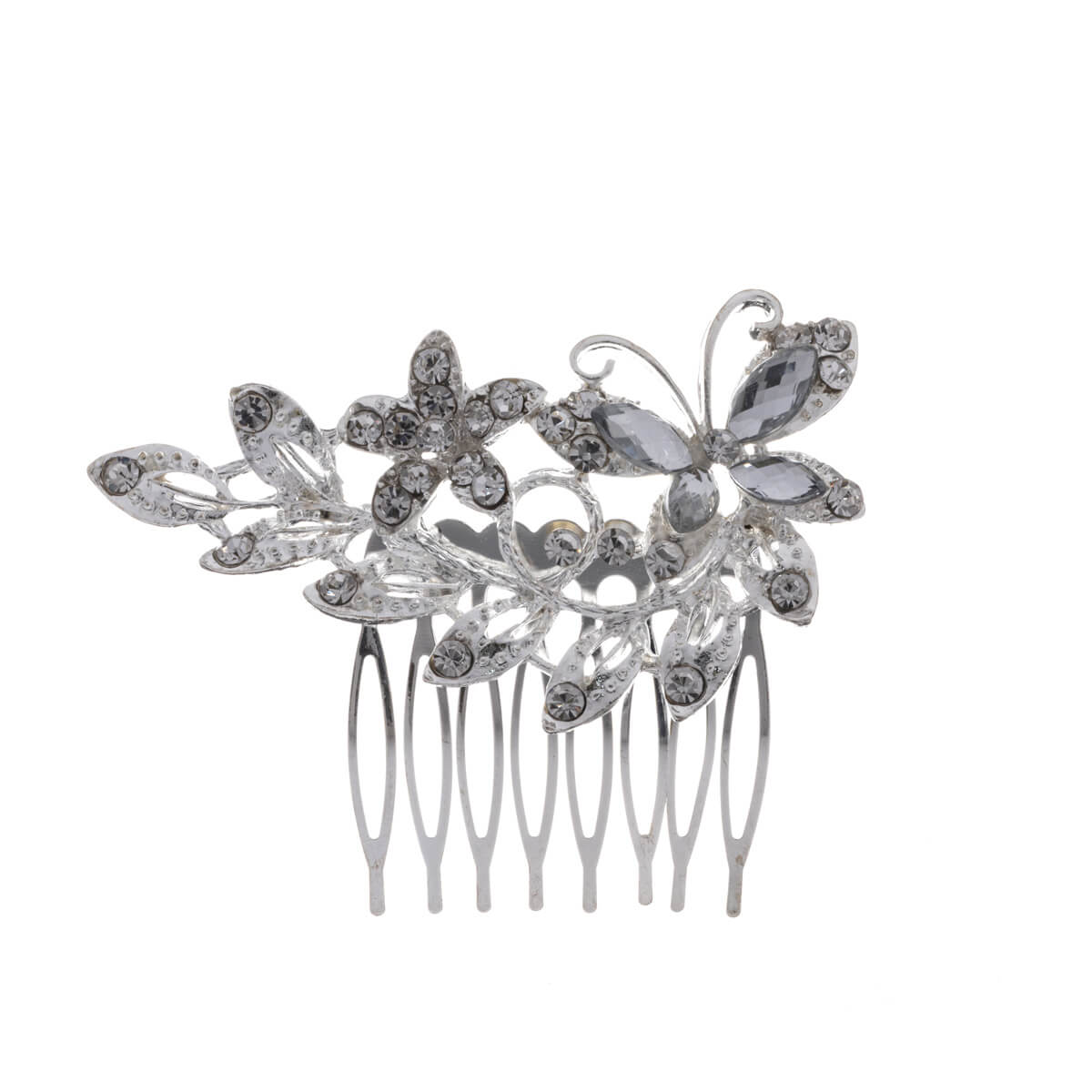 Hairpiece for hairstyle side comb butterfly 1pc
