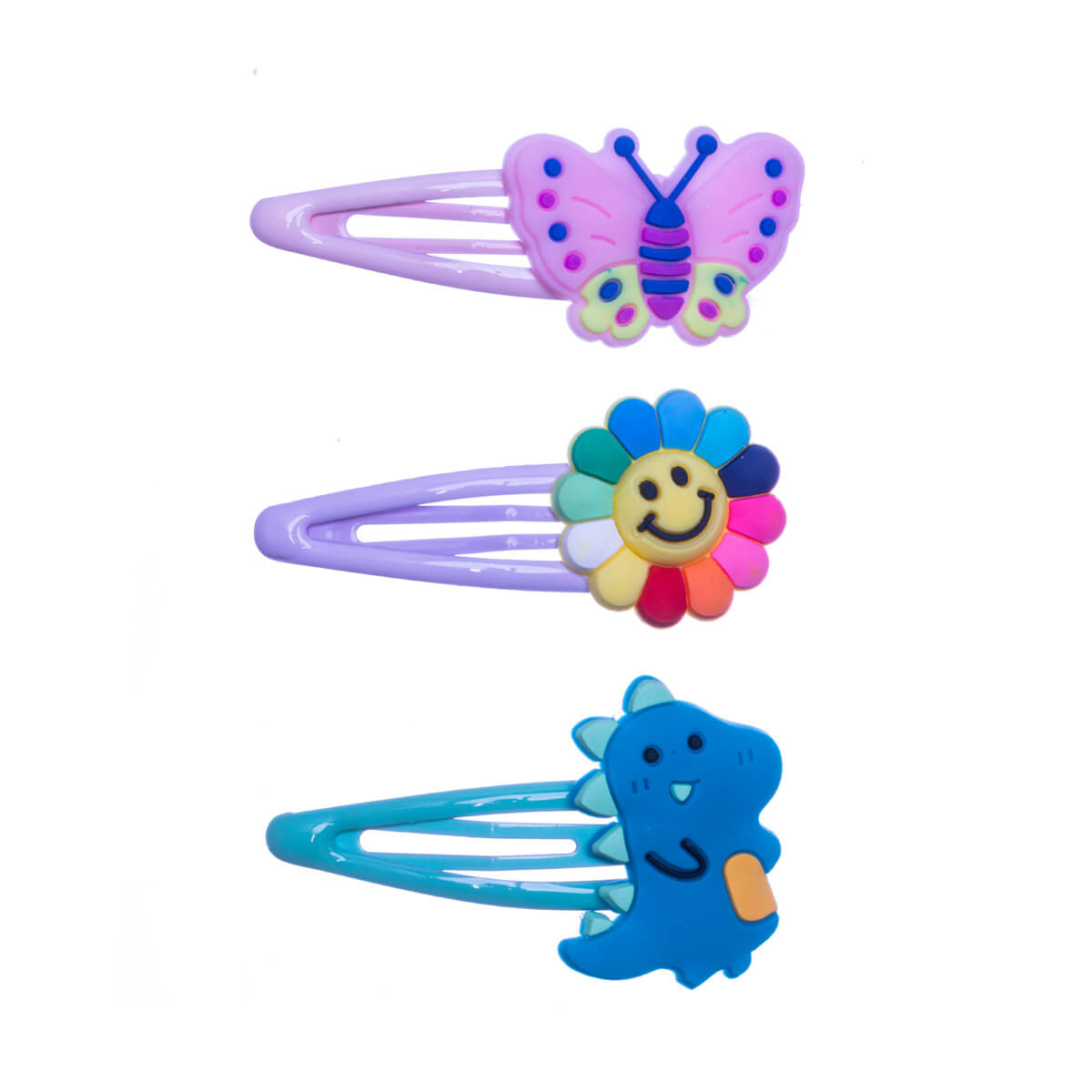 Children's character hair clip clik clak 3pcs