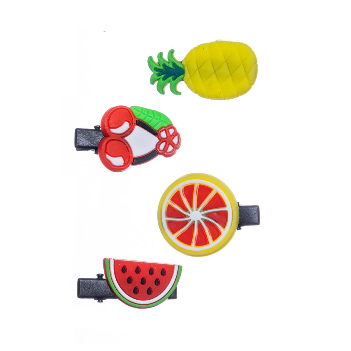 Children's fruit hair clips 4pcs