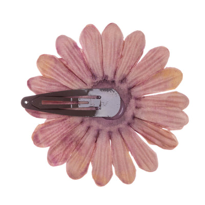 Flat flower hair clip 7.8cm 1pcs