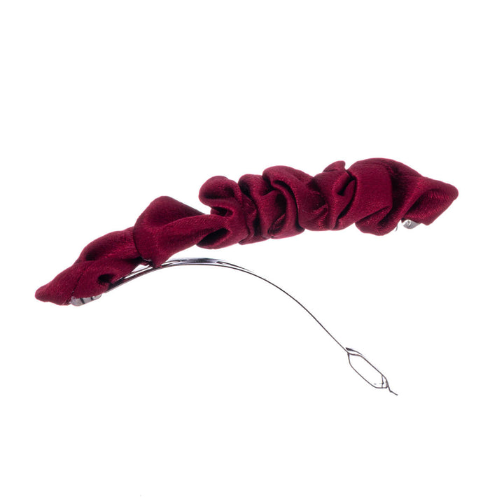 Satin fabric hair clip 1pc