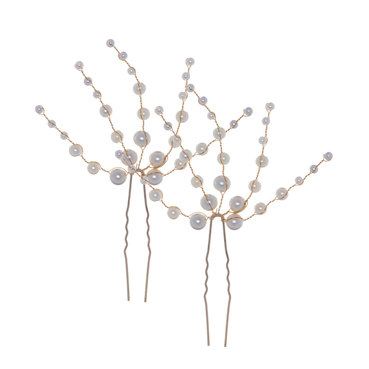 Shapeable pearl hairband 2pcs