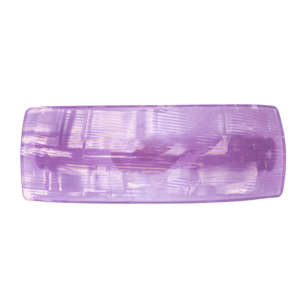 Rectangular hair clip glittery hair clip 1pc