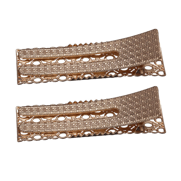 Shaped angular hair clip 2pcs